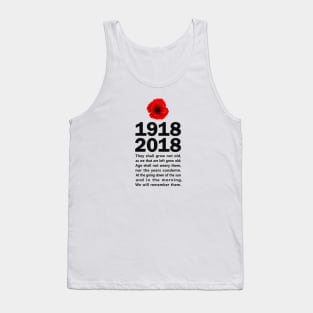 World War One Centenary Tank Top